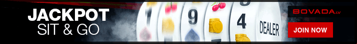 Fast Fold + Jackpot SNGs at Bovada Middle Banner