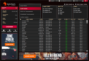 Ignition Poker Lobby - PaiWangLuo Network