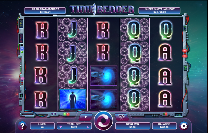 Time Bender Slot Clock Symbols
