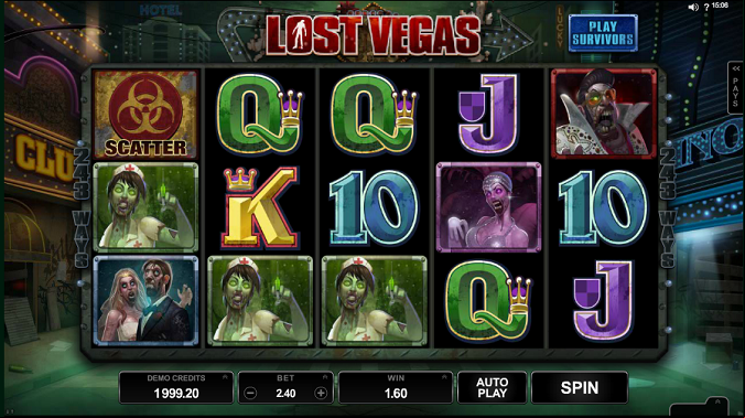 Lost Vegas Slot Reels