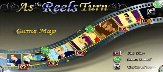 Game Map: As The Reels Turn 1