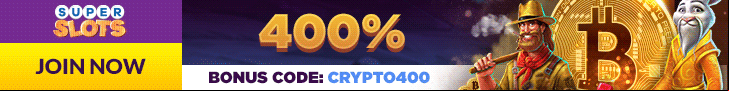 Super Slots Payment Methods Crypto Banner