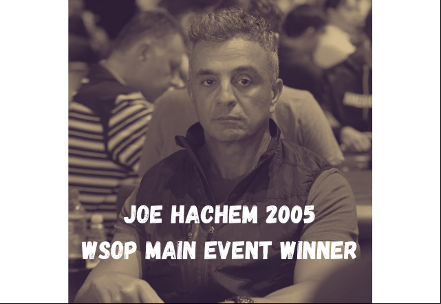 Joe Hachem Australian WSOP Main Event Champion